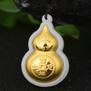 Nephrite Inlaid 24K Gold Hulu